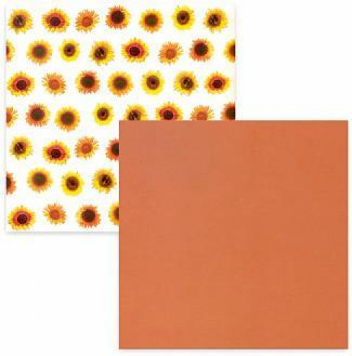 Pergamentpapier sonnenblume-organge