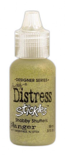 Distress Stickles Glitterglue - shabby shutters