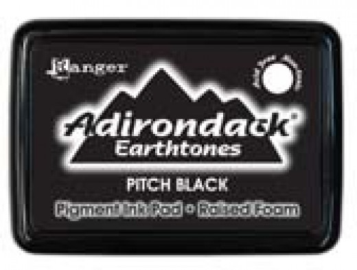 Adirondack Pigment Stempelkissen Earth Pitch Black