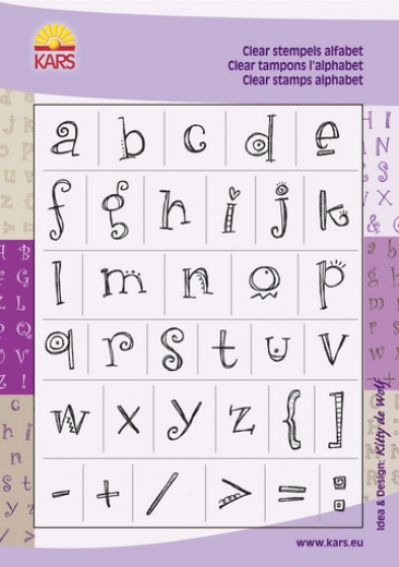 Clear Stamps - Alphabet Fantasie Kleinbuchstaben
