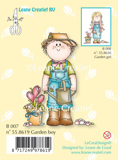 LeCrea Clear Stamps - Bambini Garden Boy