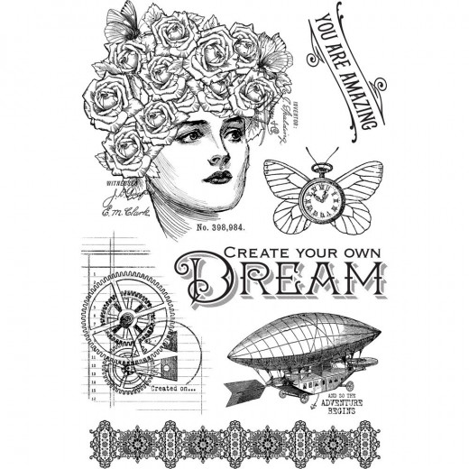 Clear Stamps - Imagine - Dream