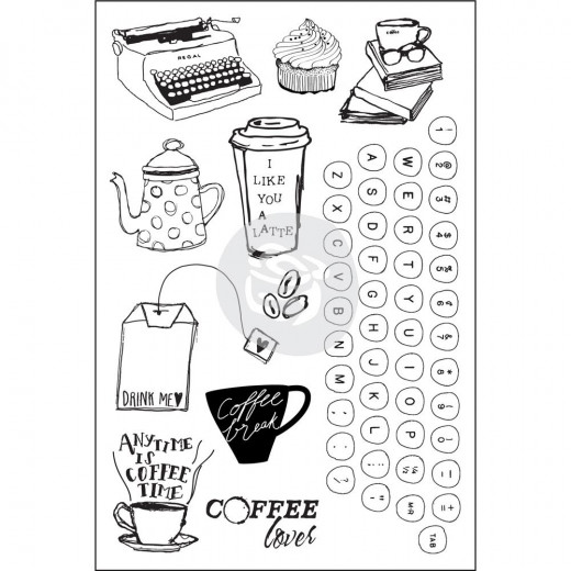 Cling Stamps - Coffee Break