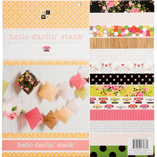 Hello Darlin 12x12 Paper Stack
