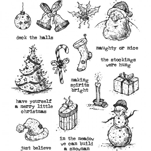 Cling Stamps Tim Holtz - Tattered Christmas