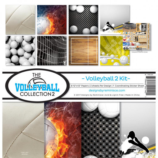Volleyball 2 12x12 Collection Kit