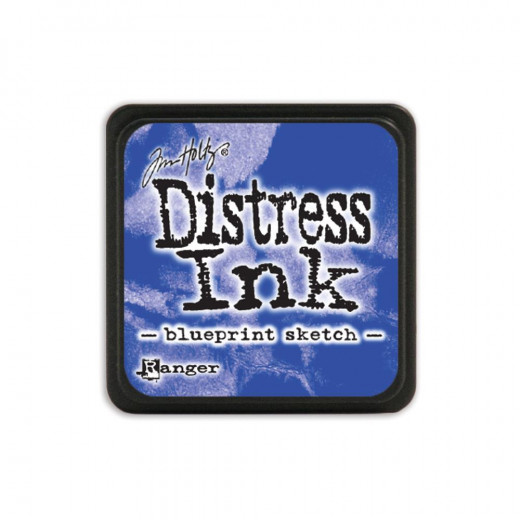 Distress Mini Ink Kissen - Blueprint Sketch