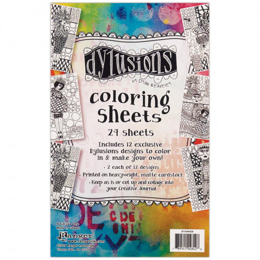 Dyan Reaveleys Dylusions Coloring Sheets