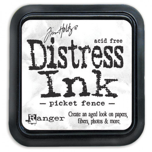 Distress Ink Kissen - Picket Fence