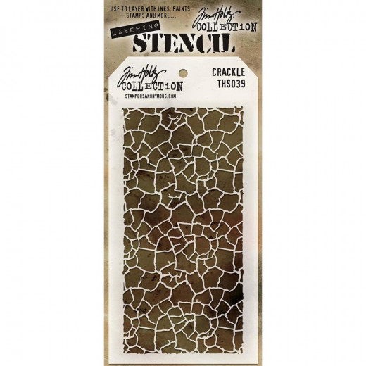 Tim Holtz Layered Stencil - Crackle