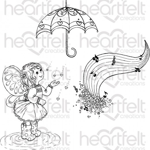 Cling Stamps - Singing In The Rain