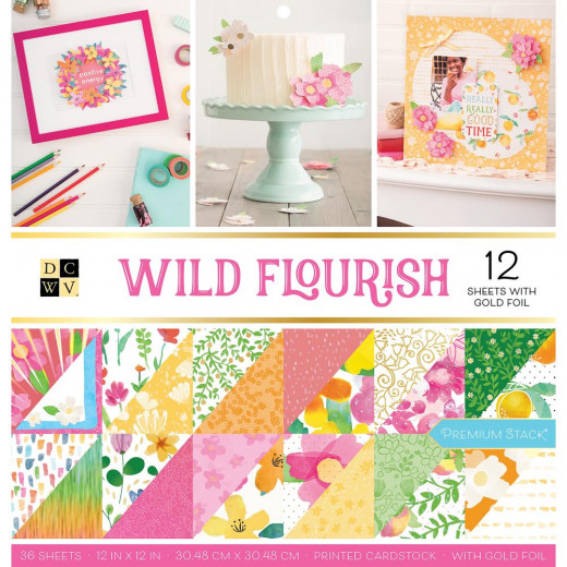 Wild Flourish 12x12 Paper Stack