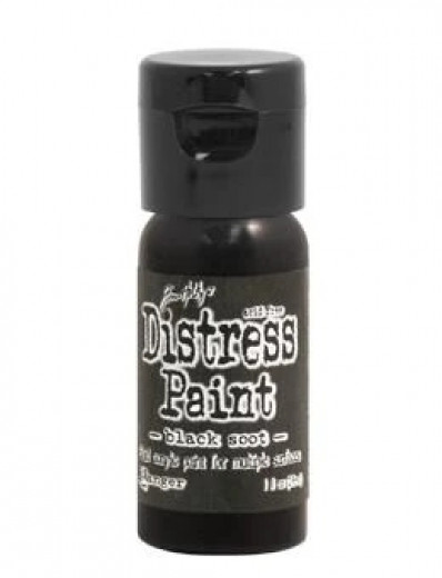 Distress Paint - Black Soot (Flip Top)