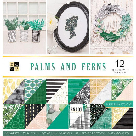 Palms and Ferns 12x12 Paper Stack