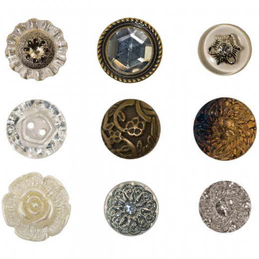 Idea-Ology Accoutrements Buttons - Fanciful