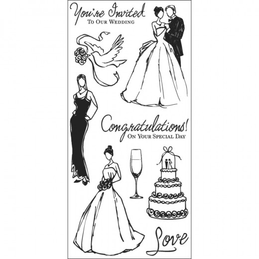 Clear Stamps - Wedding