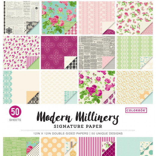 Modern Millinery 12x12 Paper Pad