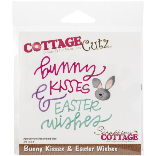 CottageCutz Dies - Bunny Kisses and Easter Wishes