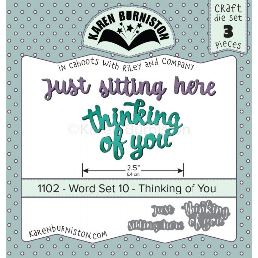 Karen Burniston Dies - Word Set 10 - Thinking Of You