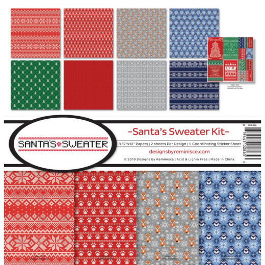 Santas Sweater 12x12 Collection Kit