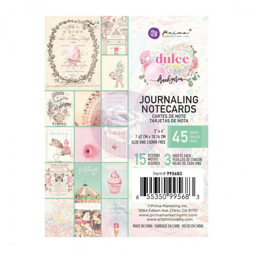 Dulce by Frank Garcia Journaling Cards 3x4