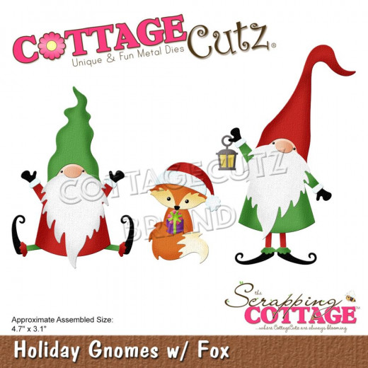 CottageCutz Dies - Holiday Gnomes W/Fox