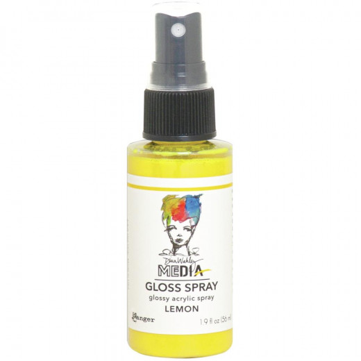 Dina Wakley Media Gloss Spray - Lemon