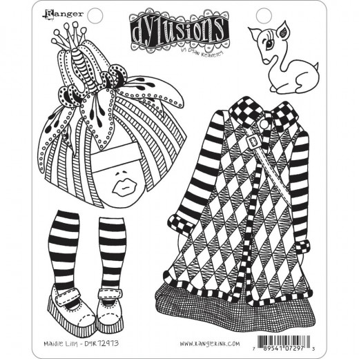 Dylusions Cling Stamps - Maisie Lilly