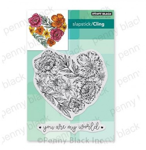 Cling Stamps - Passionate Blooms