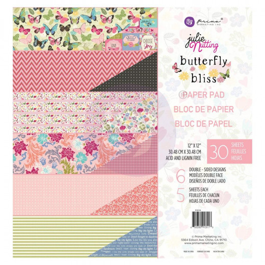 Butterfly Bliss 12x12 Paper Pad