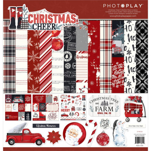 PhotoPlay Christmas Cheer 12x12 Collection Pack