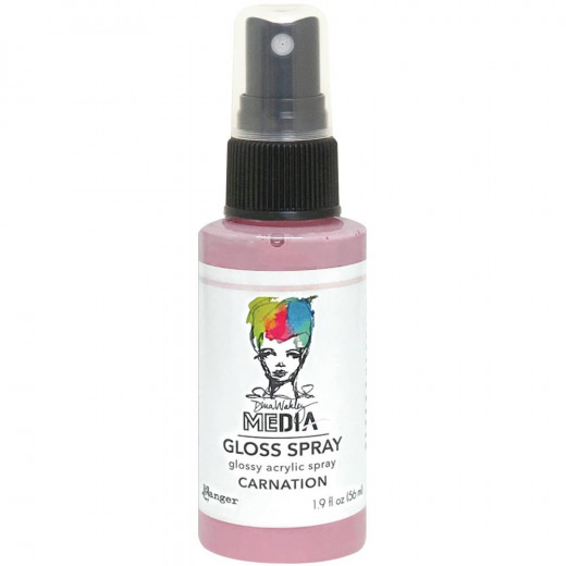 Dina Wakley Media Gloss Spray - Carnation