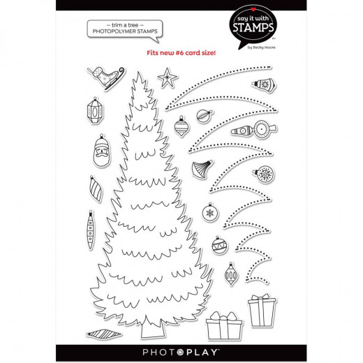 PhotoPlay Clear Stamps - Trim A Tree