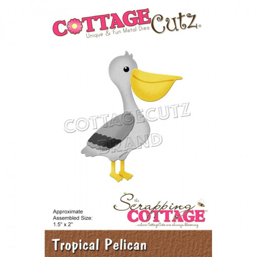 Cottage Cutz Die - Tropical Pelican