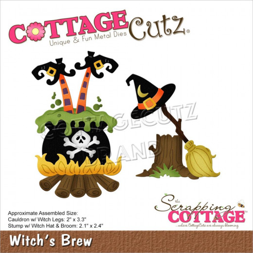 Cottage Cutz Die - Witchs Brew