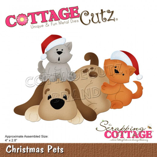 Cottage Cutz Die - Christmas Pets