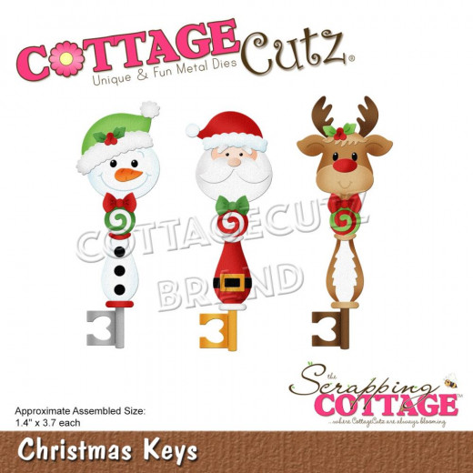 Cottage Cutz Die - Christmas Keys