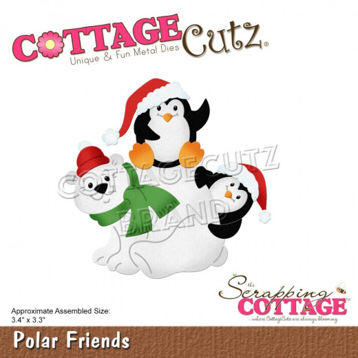 Cottage Cutz Die - Polar Friends