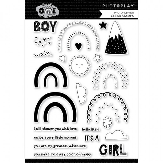 PhotoPlay Clear Stamps - Little One Rainbows