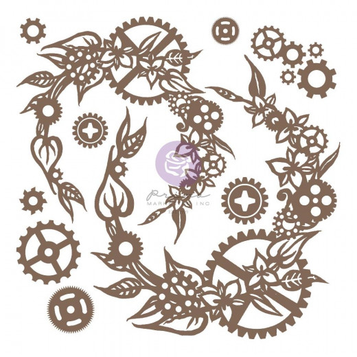 Finnabair Decorative Chipboard - Steampunk Wreath