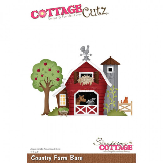 Cottage Cutz Die - Country Farm Barn
