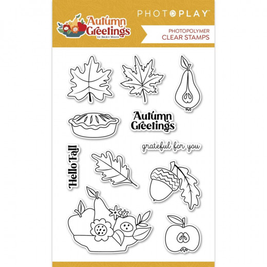 PhotoPlay Clear Stamps - Autumn Greetings