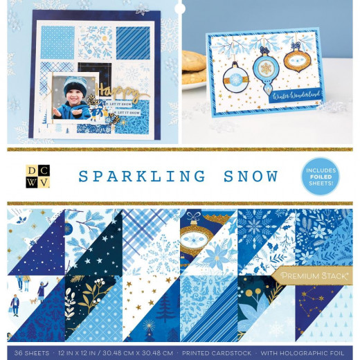 Sparkling Snow 12x12 Paper Pack