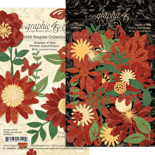 Staples Flower Assortment - Shades Of Red