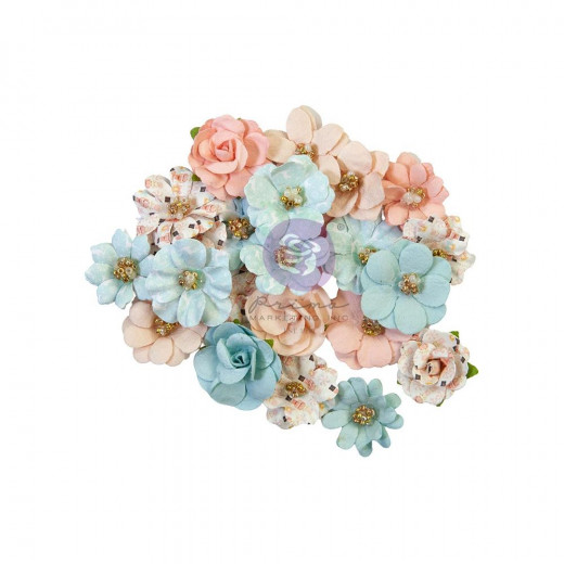 Mulberry Paper Flowers - Christmas Lights Christmas Sparkle