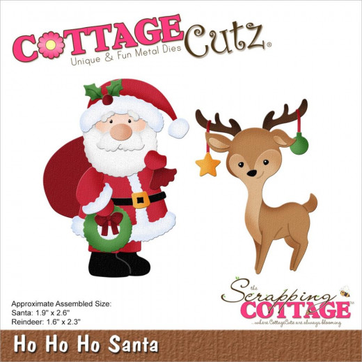 Cottage Cutz Die - Ho Ho Ho Santa