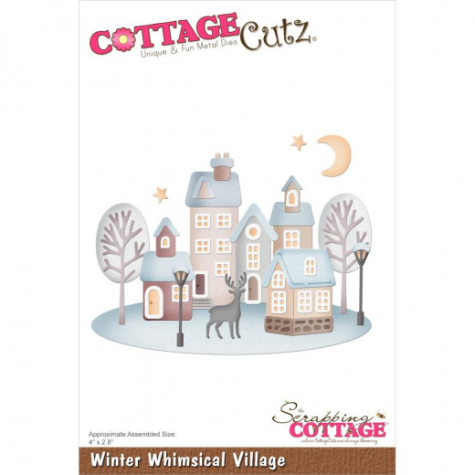 Cottage Cutz Die - Winter Whimsical Village