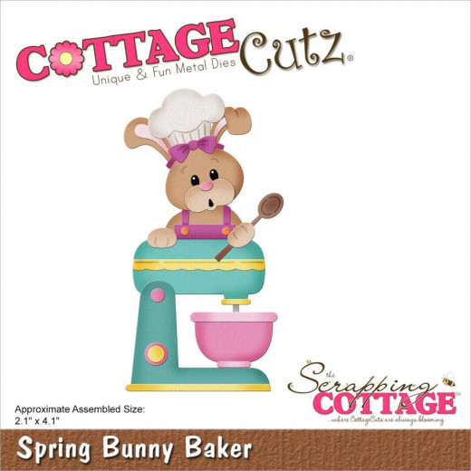 Cottage Cutz Die - Spring Bunny Baker