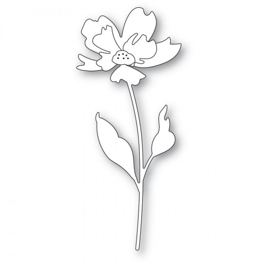 Memory Box Die - Cottage Flower Stem