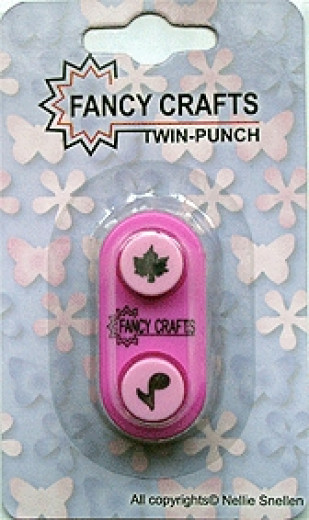 Twin Mini Punch Note - Maple Leaf